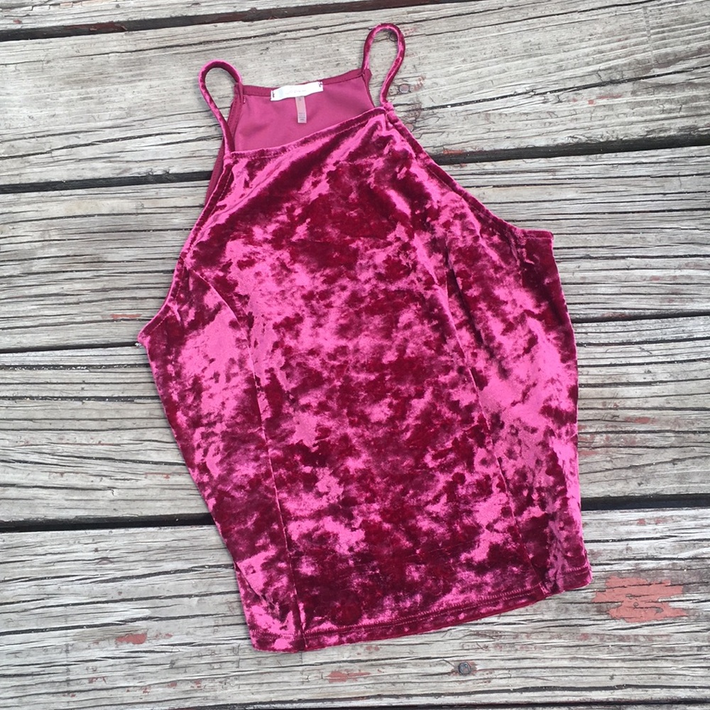 Velvet tank top